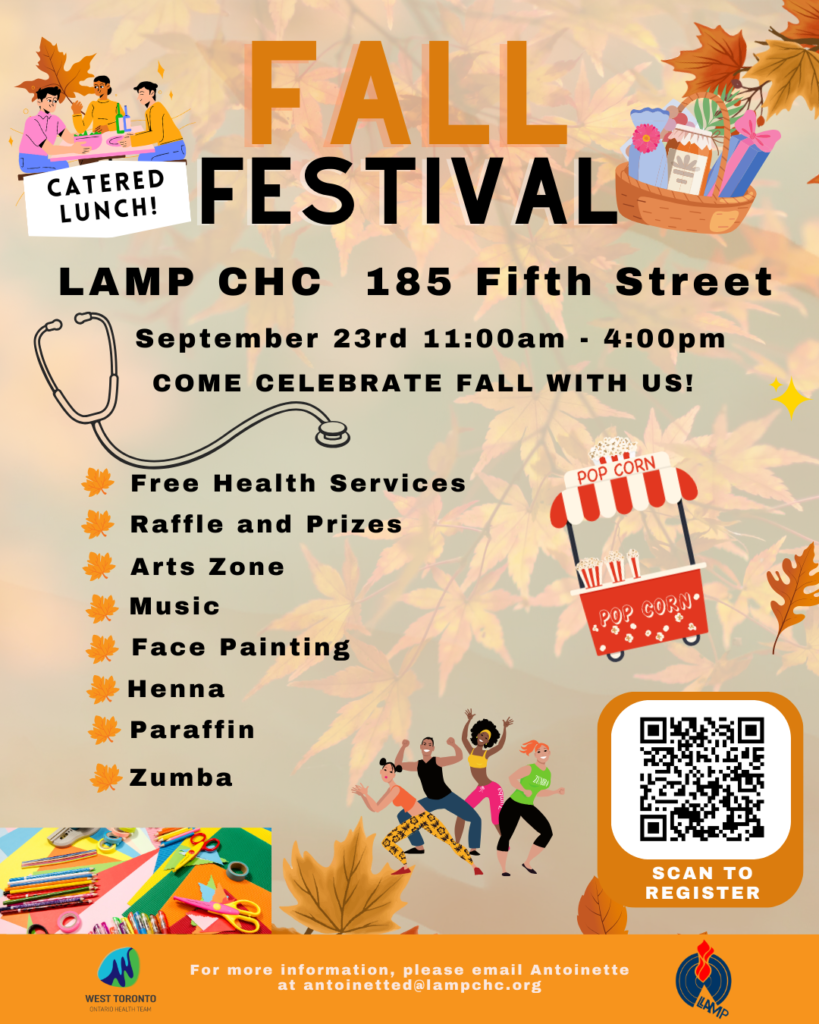 LAMP CHC Fall Festival flyer (2023)