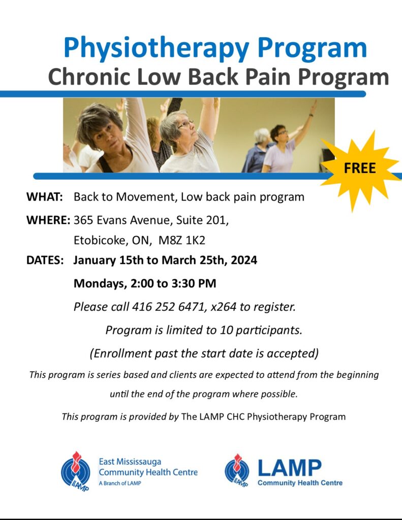 Falls Prevention Physiotherapy Group – LAMP Community Health Centre